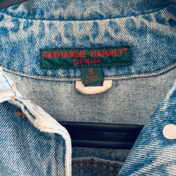 Vintage Jean Jacket - Katharine Hemnett Denim S - Picture 3 of 4